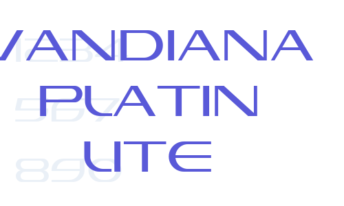 Vandiana Platin Lite Font