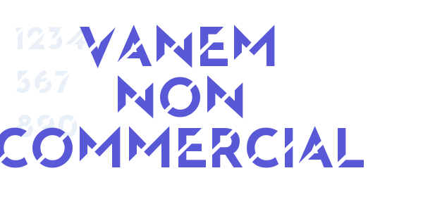 Vanem Non Commercial font free