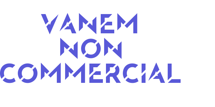 Vanem Non Commercial Font Download