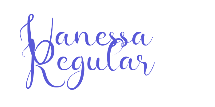 Vanessa Regular Font Download