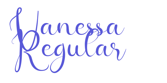 Vanessa Regular Font