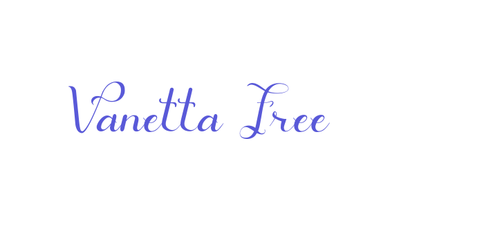 Vanetta Free Font Download