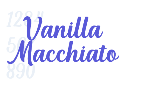 Vanilla Macchiato Font Download