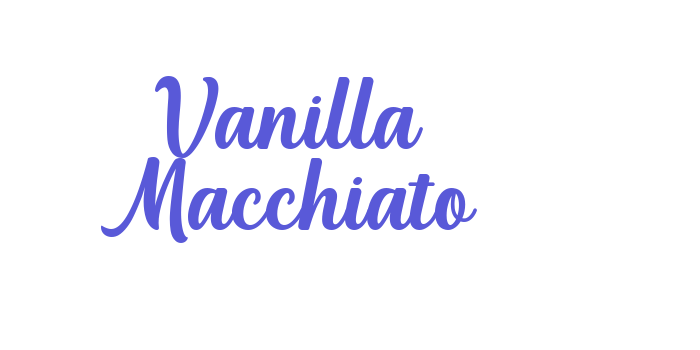 Vanilla Macchiato Font Download