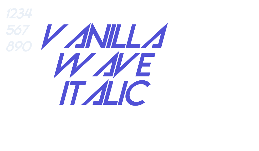 Vanilla Wave Italic-font-download