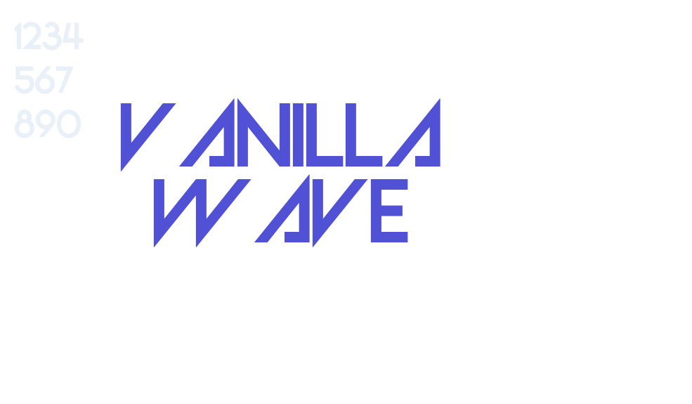 Vanilla Wave-font-download