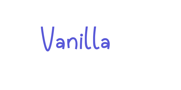 Vanilla Font