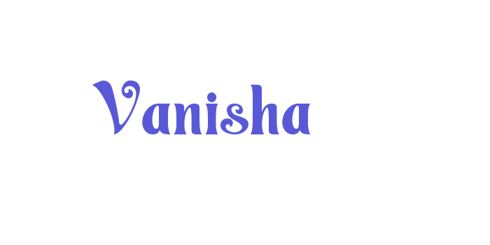 Vanisha Font