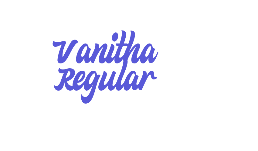 Vanitha Regular Font