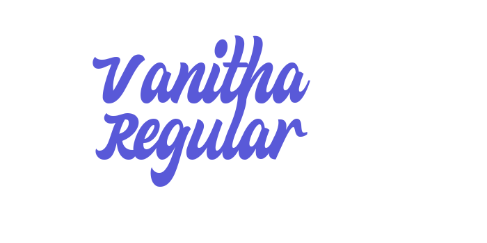 Vanitha Regular Font Download