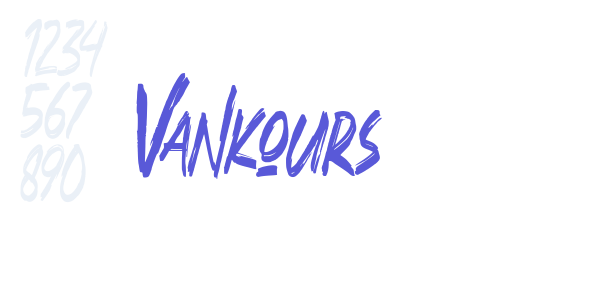 Vankours font free