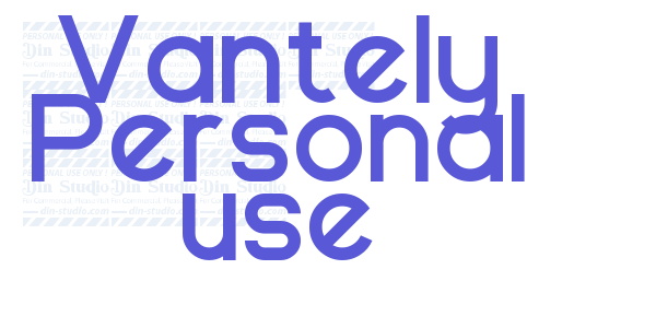 Vantely Personal use font free