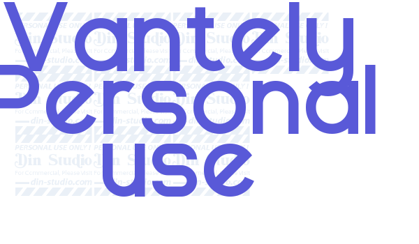 Vantely Personal use Font