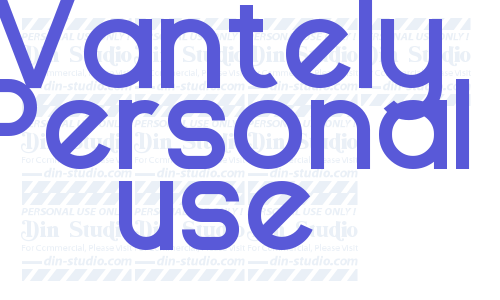 Vantely Personal use Font Download