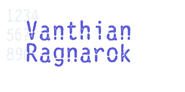 Vanthian Ragnarok font free