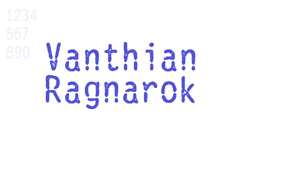 Vanthian Ragnarok-font-download