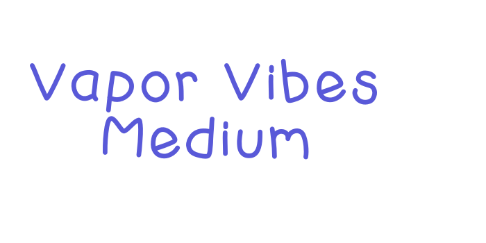 Download Vapor Vibes Medium Font