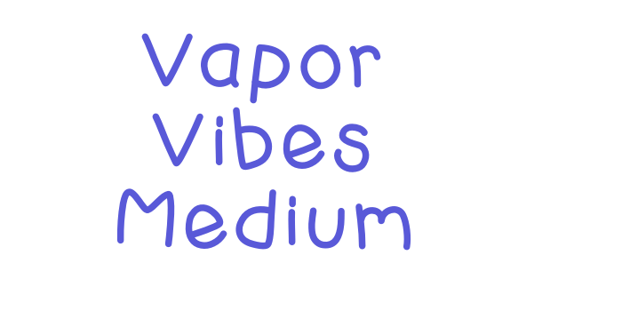 Vapor Vibes Medium Font