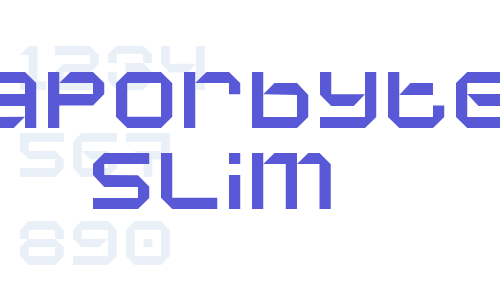 Vaporbyte Slim Font Download