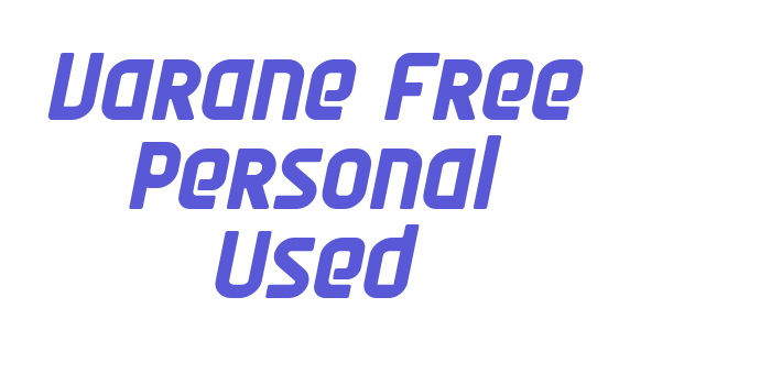 Varane Free Personal Used Font Download