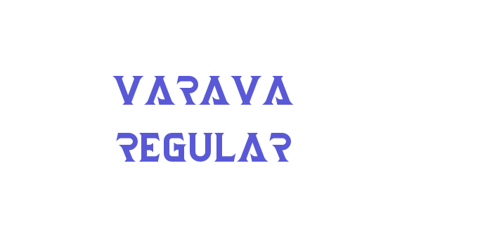 Varava Regular Font Download