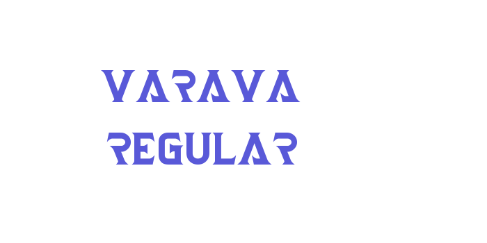 Varava Regular Font