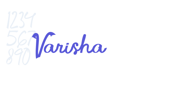 Varisha font free