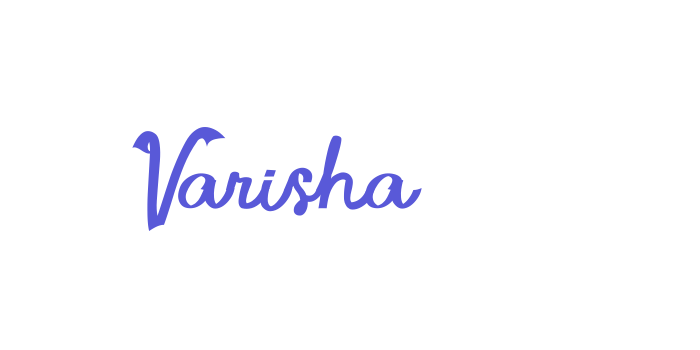 Varisha Font Download