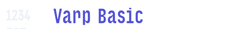 Varp Basic-font