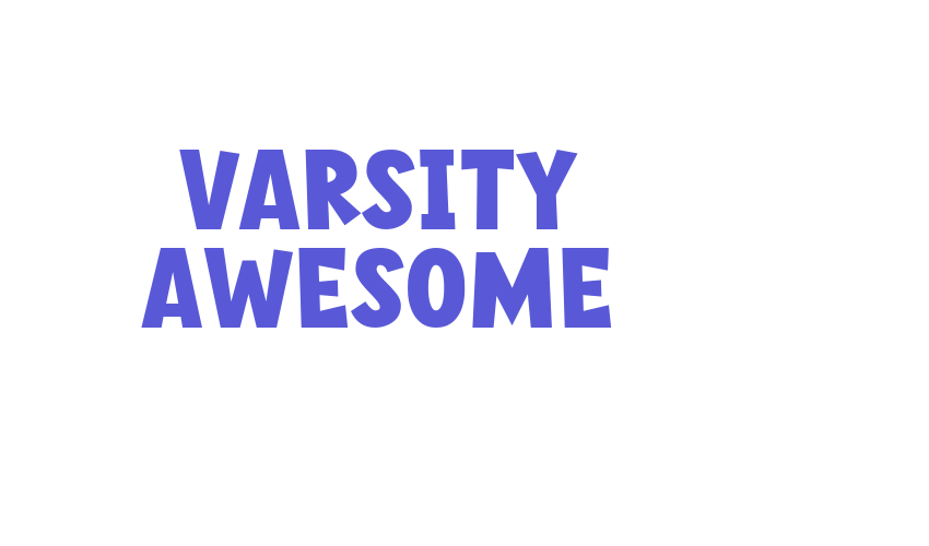 Varsity Awesome Font