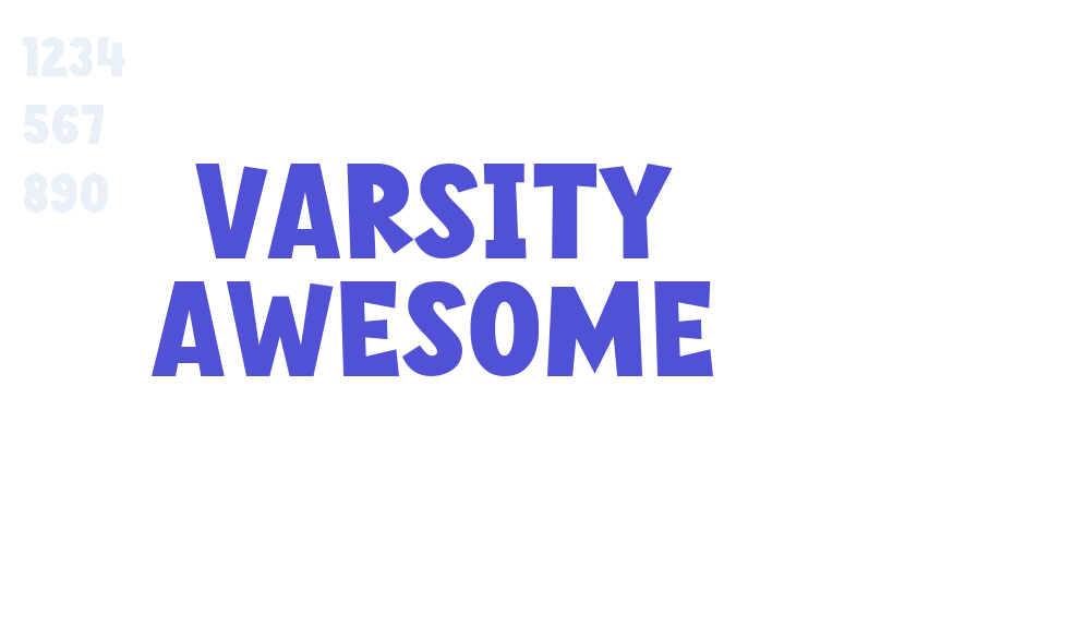 Varsity Awesome-font-download