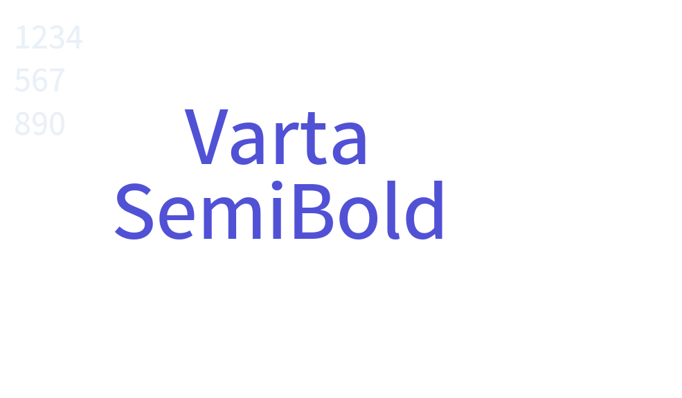 Varta SemiBold-font-download