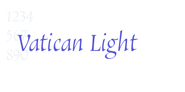 Vatican Light font free