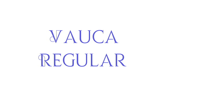 Vauca Regular Font Download