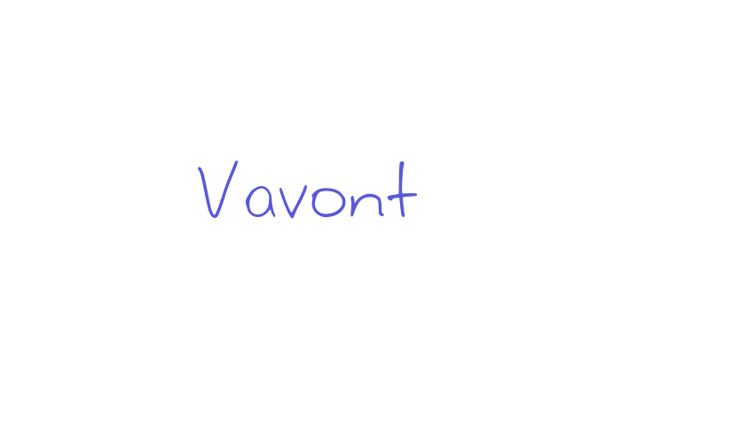 Vavont Font Download