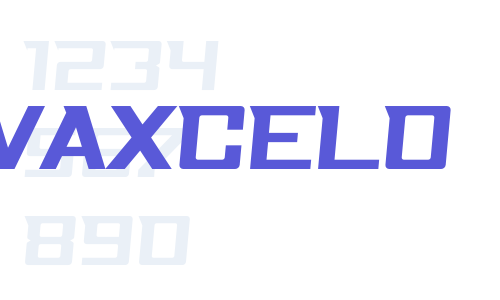 Vaxcelo Font