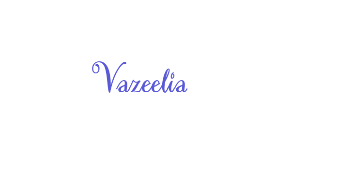 Vazeelia Font Download