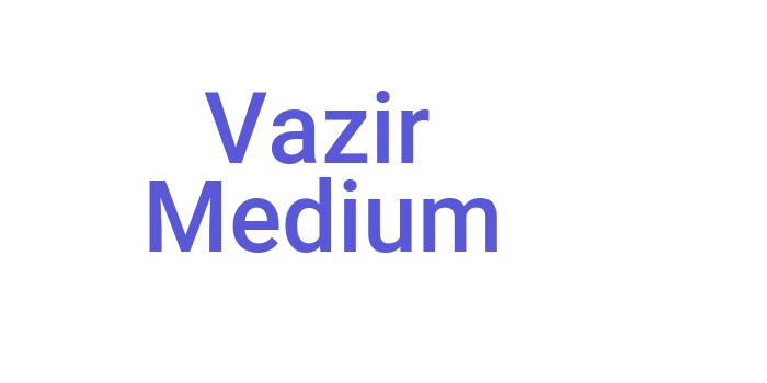 Vazir Medium Font Download