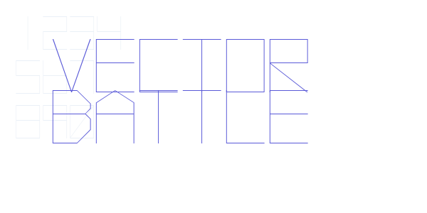 Vector Battle font free