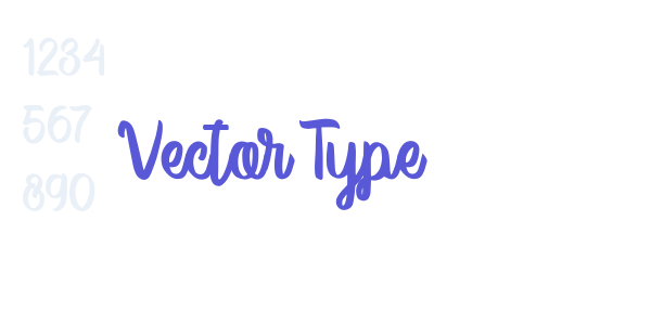 Vector Type font free