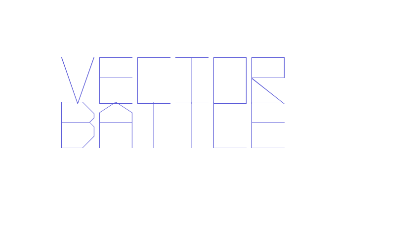 Vector Battle Font