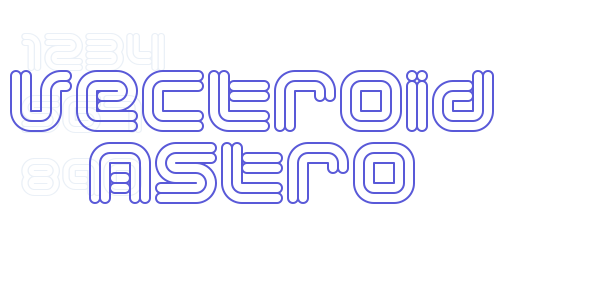 Vectroid Astro font free