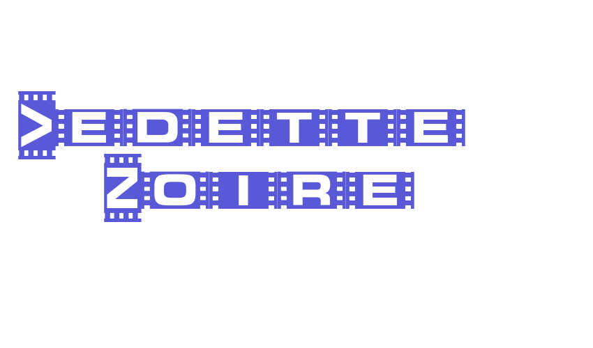 Vedette  Noire Font