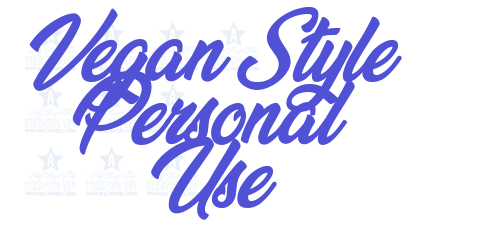 Vegan Style Personal Use-font-download