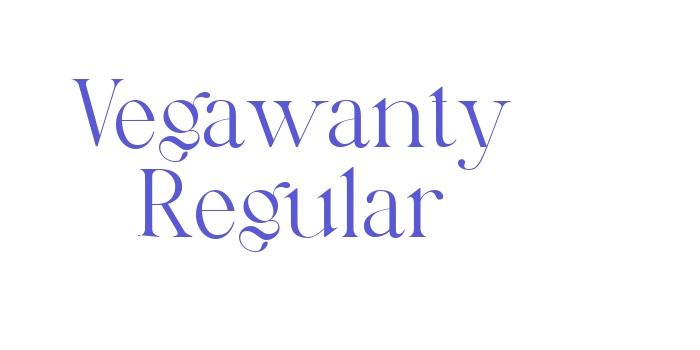 Vegawanty Regular Font