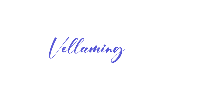 Vellaming Font