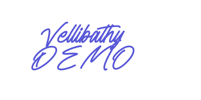 Vellibathy DEMO Font Download