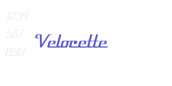 Velocette font free