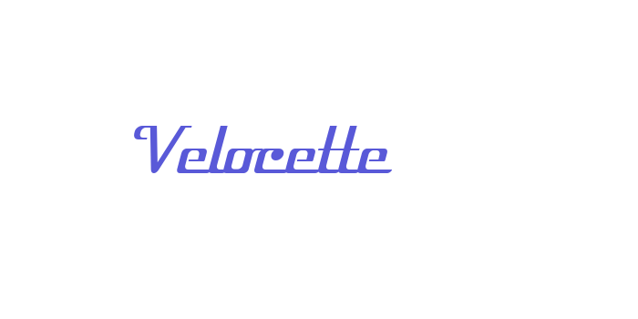 Velocette Font Download