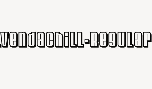 VelvendaChill-Regular Font